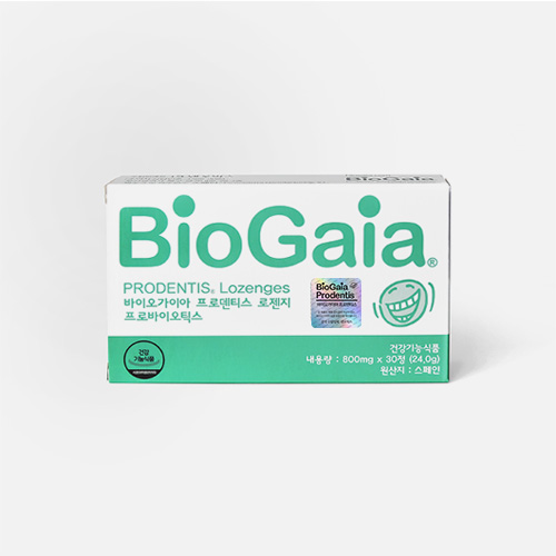 [BioGaia 공식몰] 유산균 프로덴티스 로젠지 30정 1개월분